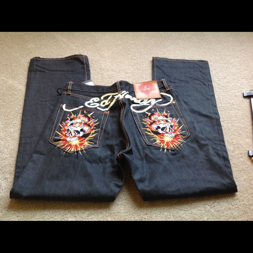 SOLD!! Ed Hardy Jeans, Size 34x34 - Picture 1 of 5